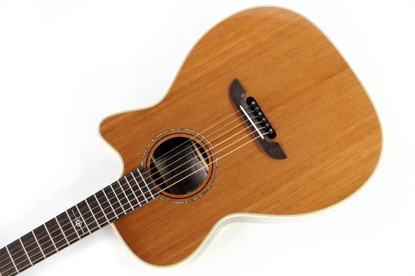 Alvarez Yairi Masterworks Folk/OM Acoustic Electric FYM74CE - Redwood Top - 76258 - Image 7