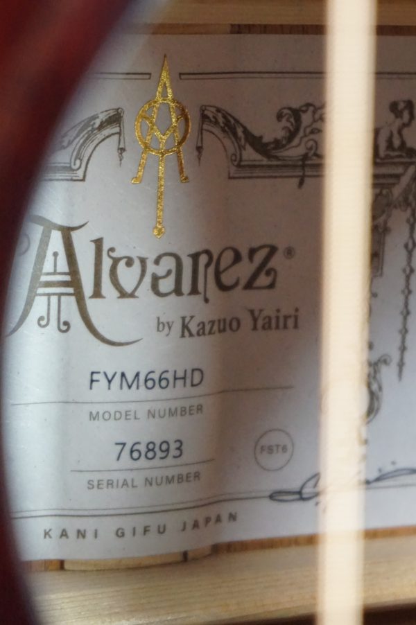 Alvarez Yairi Honduran Masterworks OM All-Solid FYM66HD - 76893 - Image 11