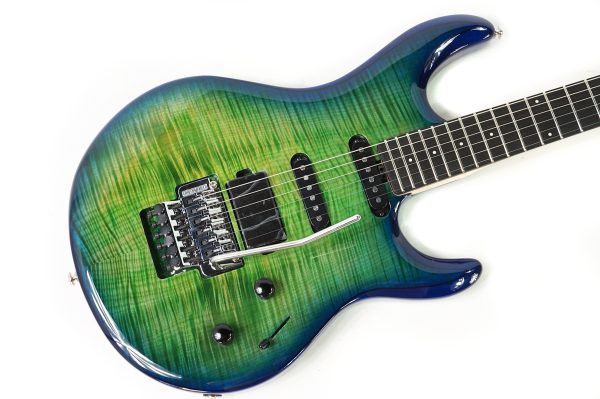 Ernie Ball Music Man BFR Luke 4 HSS - Green Tide - D01387 - Image 2