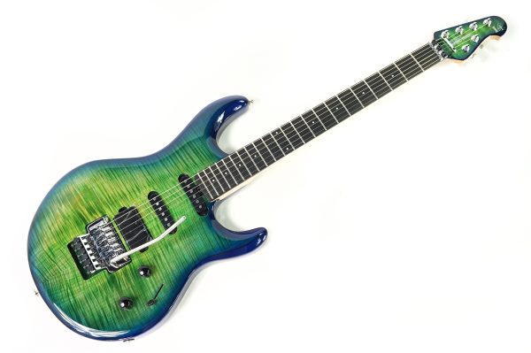 Ernie Ball Music Man BFR Luke 4 HSS - Green Tide - D01387 - Image 3