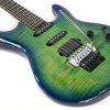 Ernie Ball Music Man BFR Luke 4 HSS - Green Tide - D01387 - Image 5