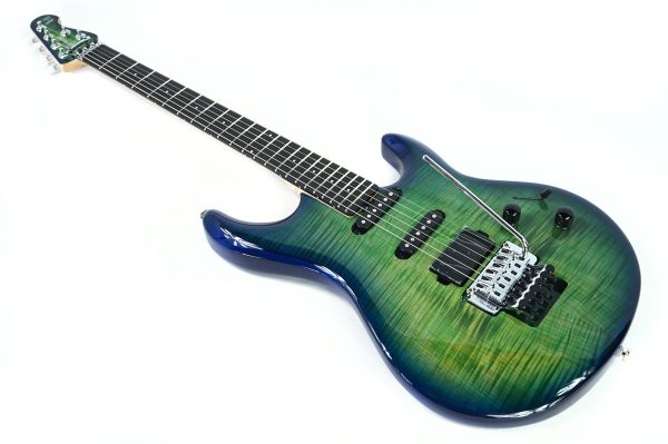 Ernie Ball Music Man BFR Luke 4 HSS - Green Tide - D01387 - Image 6