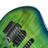 Ernie Ball Music Man BFR Luke 4 HSS - Green Tide - D01387 - Image 8