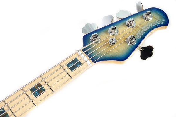 Ernie Ball Music Man BFR StingRay Special 5HH - Paua Blue Burst - K08140 - Image 10