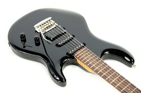 Ernie Ball Music Man Luke 4 HSS - Black Sparkle - H08012 - Image 5