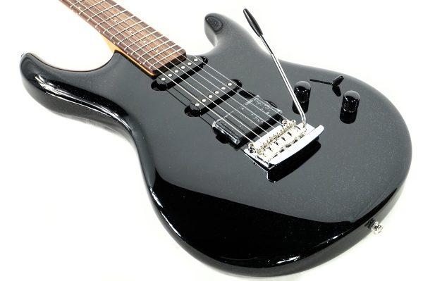 Ernie Ball Music Man Luke 4 HSS - Black Sparkle - H08012 - Image 6