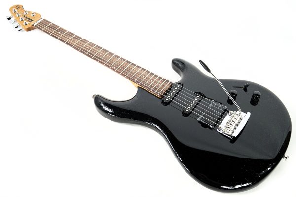 Ernie Ball Music Man Luke 4 HSS - Black Sparkle - H08012 - Image 7
