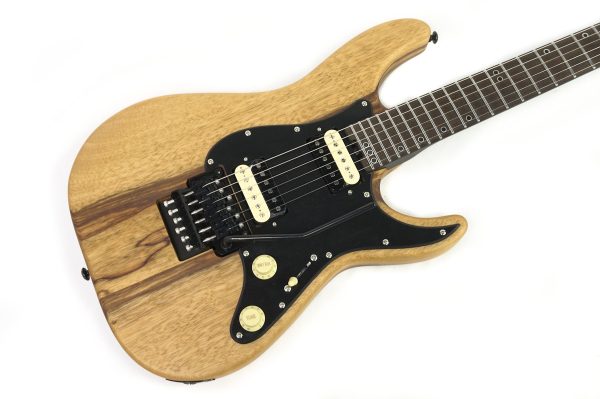 Schecter SVSS Sun Valley Super Shredder Floyd Rose Exotic Black Limba 1285 - Image 2