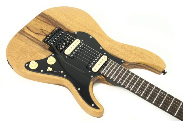 Schecter SVSS Sun Valley Super Shredder Floyd Rose Exotic Black Limba 1285 - Image 4