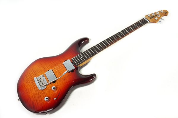 Ernie Ball Music Man Luke 4 Maple Top HH - Afterburn - H07767 - Image 3