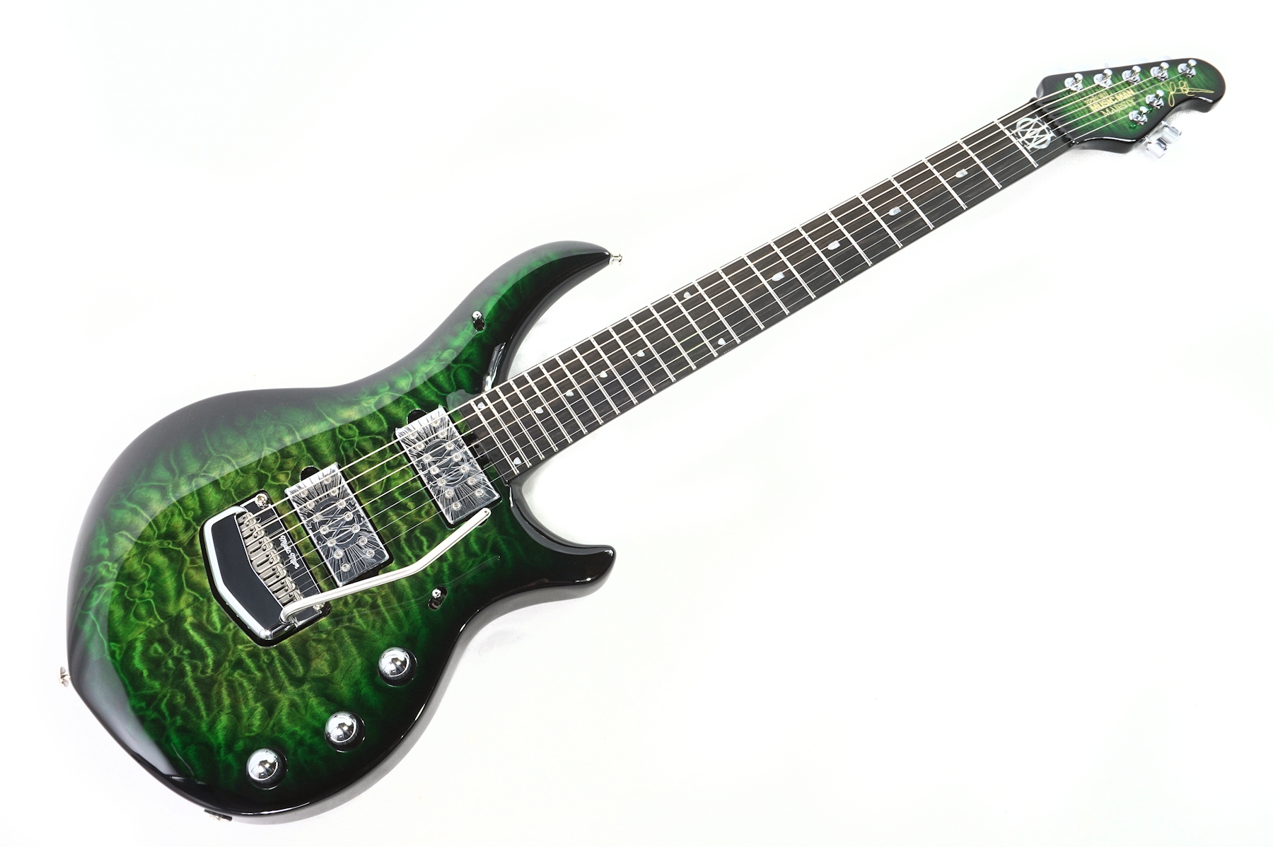 Ernie Ball Music Man John Petrucci BFR Majesty 7 - Malachite - M019679 - Image 4