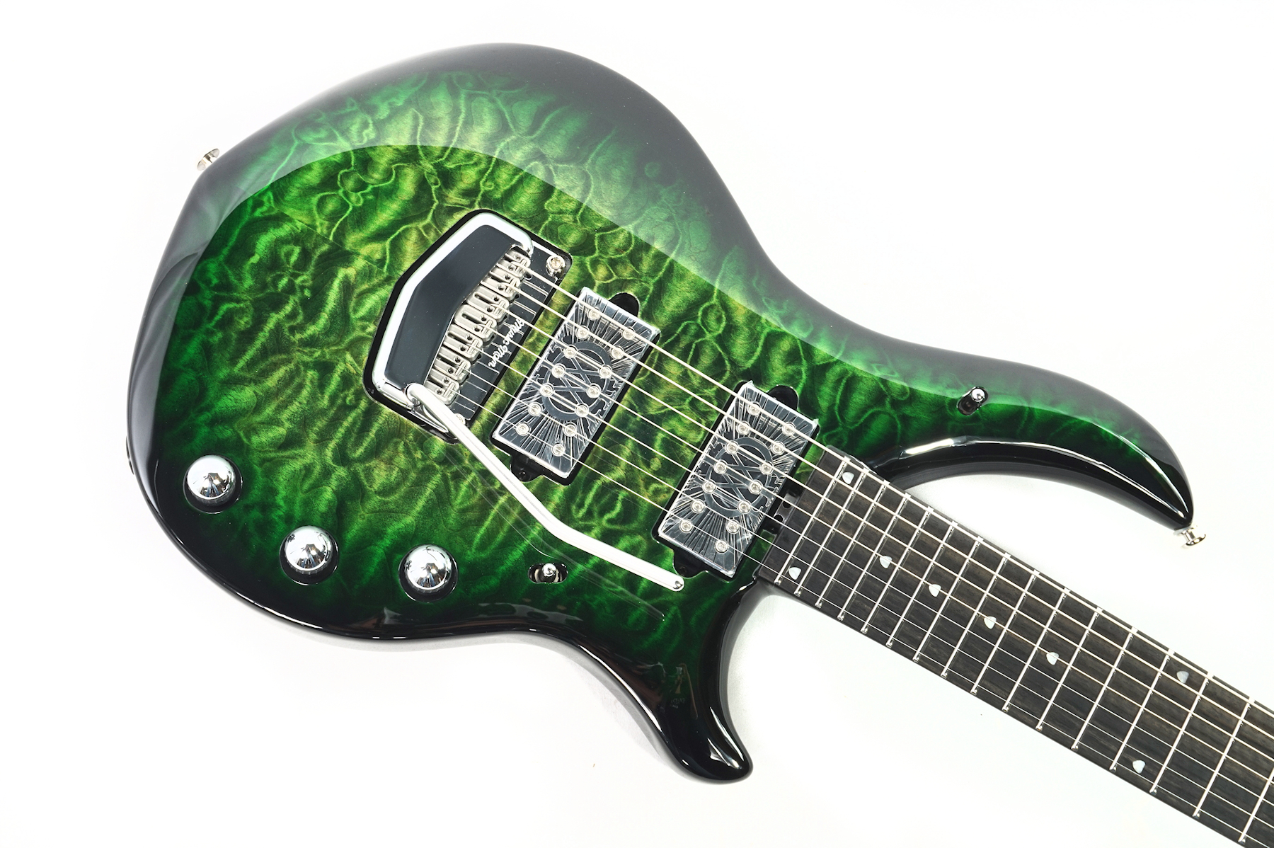 Ernie Ball Music Man John Petrucci BFR Majesty 7 - Malachite - M019679 - Image 3