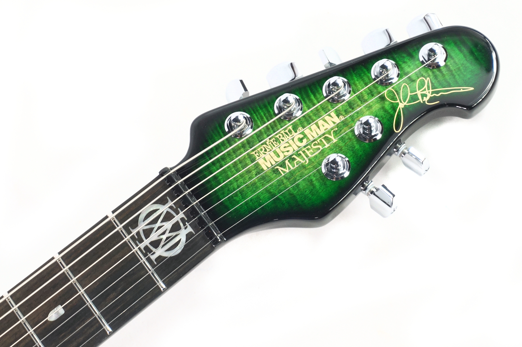 Ernie Ball Music Man John Petrucci BFR Majesty 7 - Malachite - M019679 - Image 8
