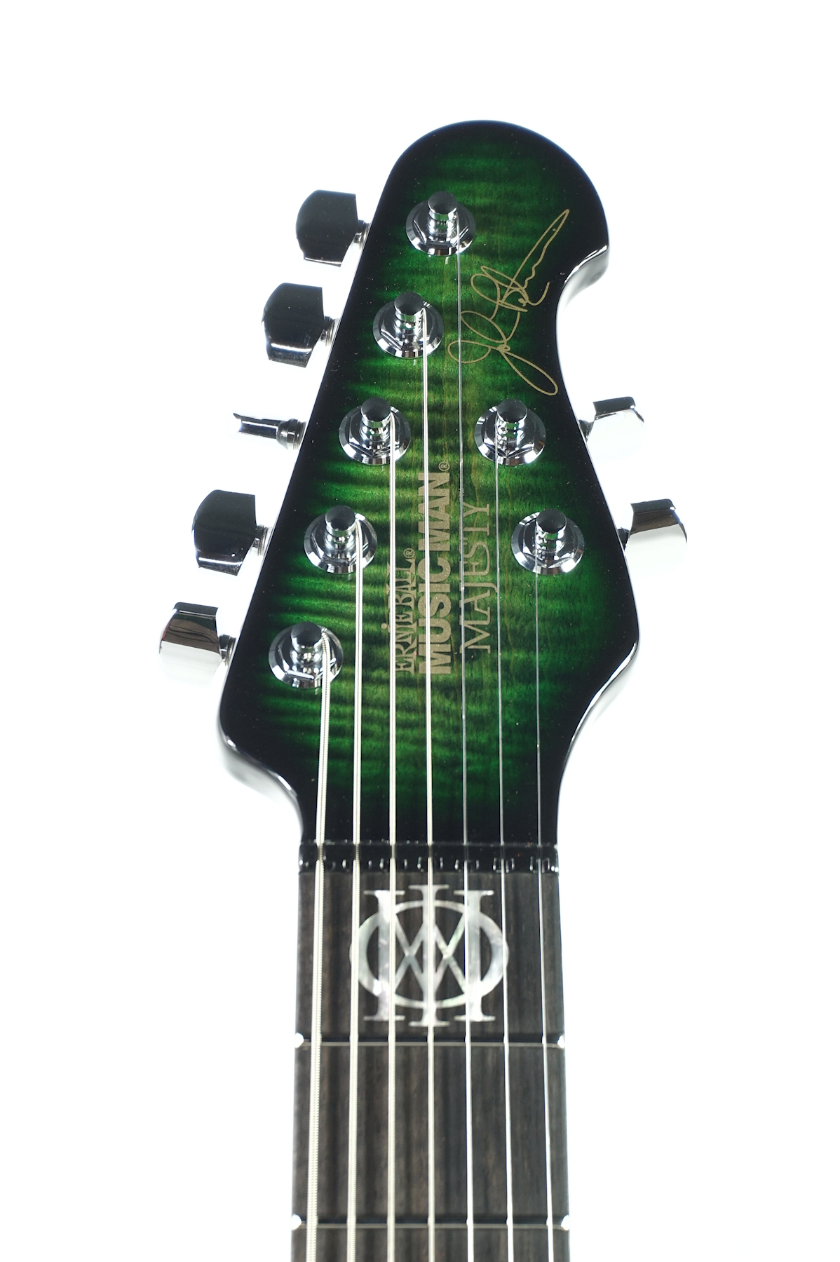 Ernie Ball Music Man John Petrucci BFR Majesty 7 - Malachite - M019679 - Image 9