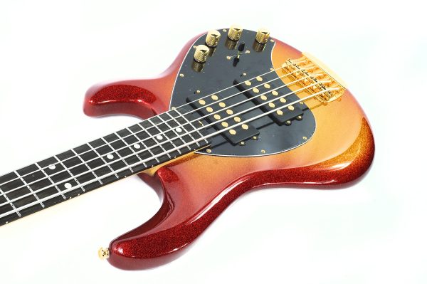 Ernie Ball Music Man StingRay 5HH Special - Cherry Punch - K08949 - Image 7