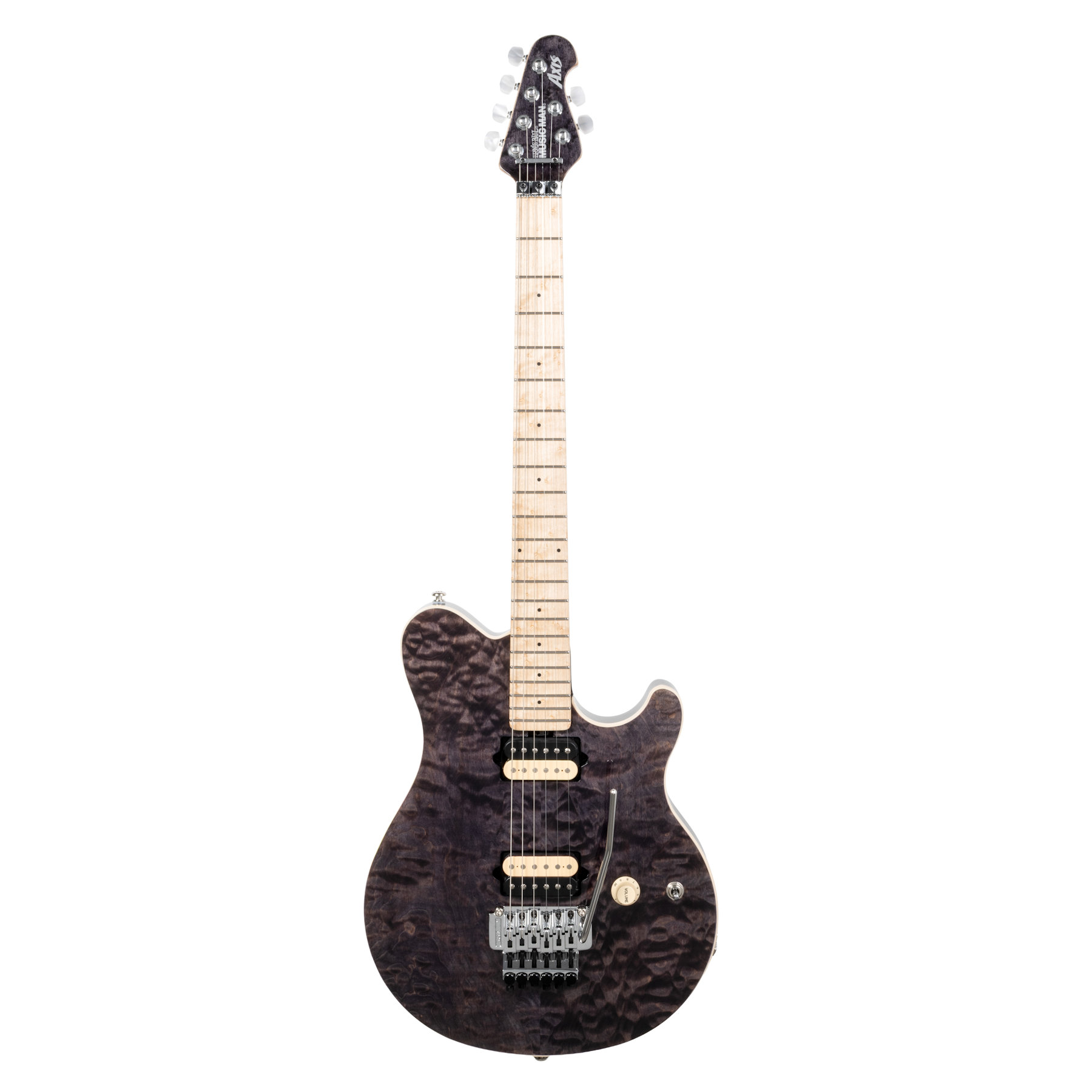 Ernie Ball Music Man Axis 30th Anniversary - Trans Black Quilt - Preorder for June/July