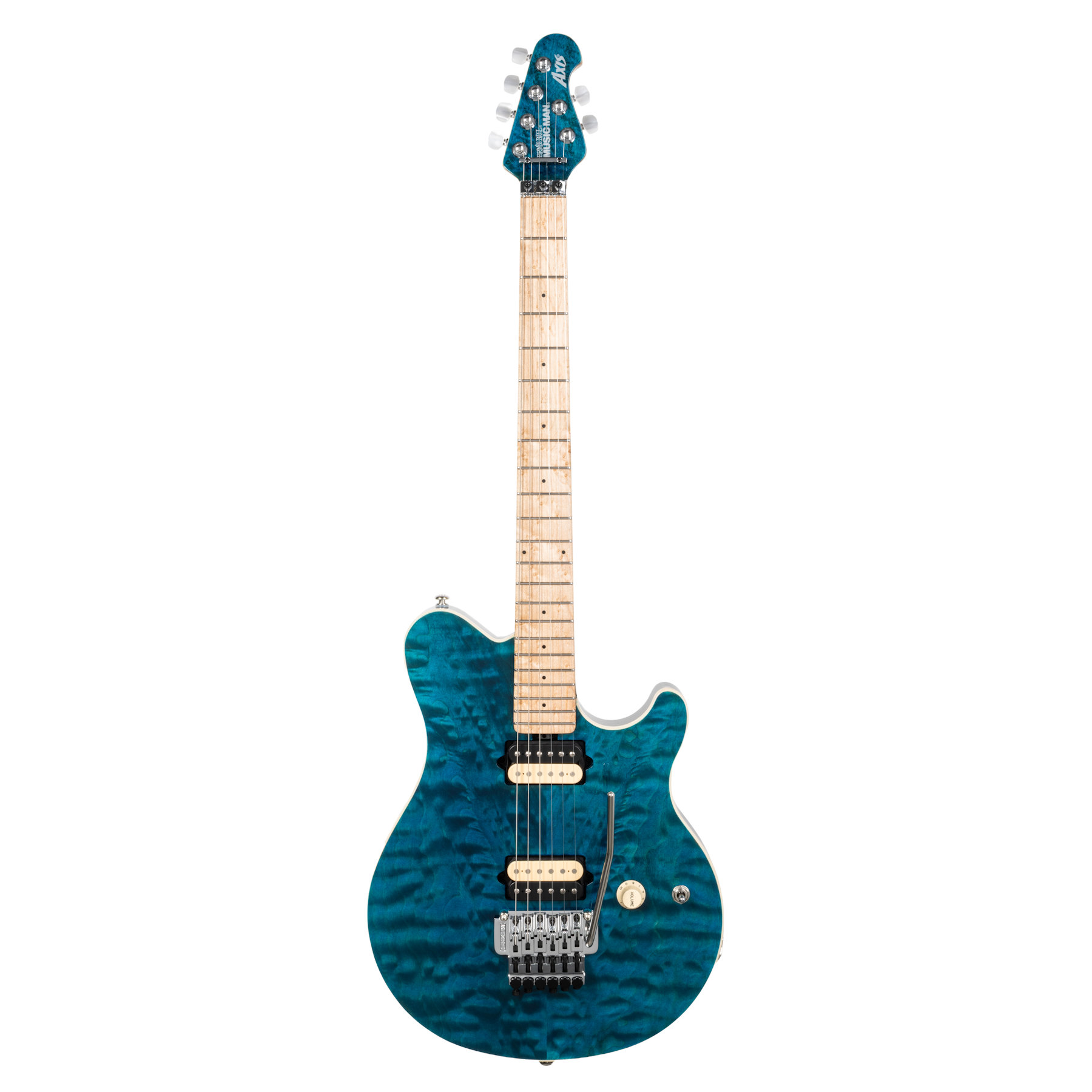 Ernie Ball Music Man Axis 30th Anniversary - Trans Blue Quilt - Preorder for June/July