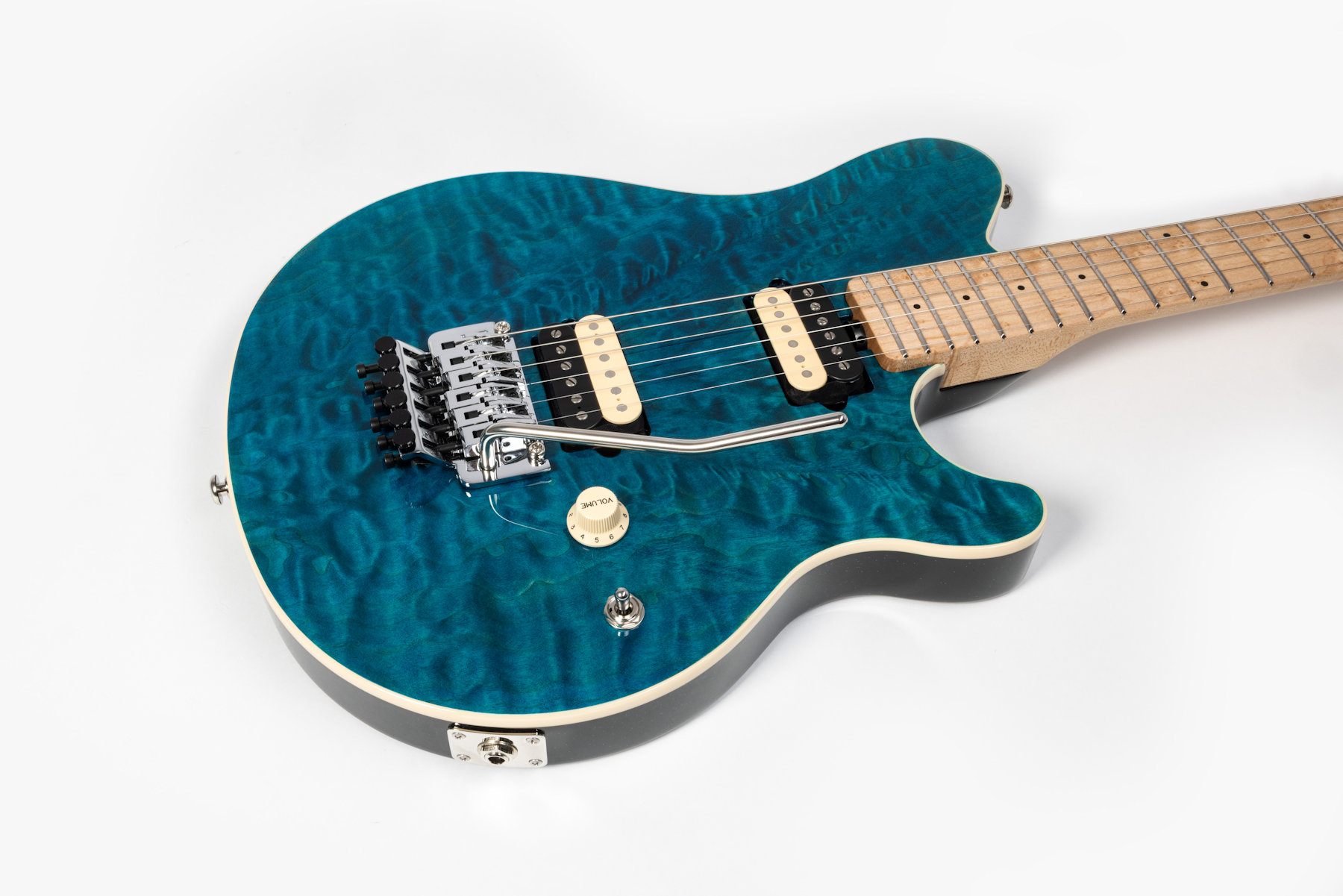 Ernie Ball Music Man Axis 30th Anniversary - Trans Blue Quilt - Preorder for June/July - Image 2