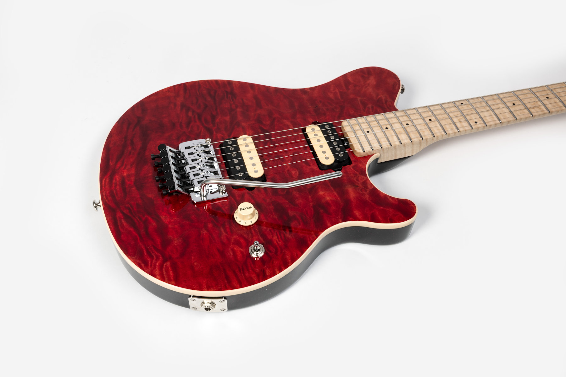 Ernie Ball Music Man Axis 30th Anniversary - Trans Red Quilt - Preorder for June/July (Copy) - Image 2