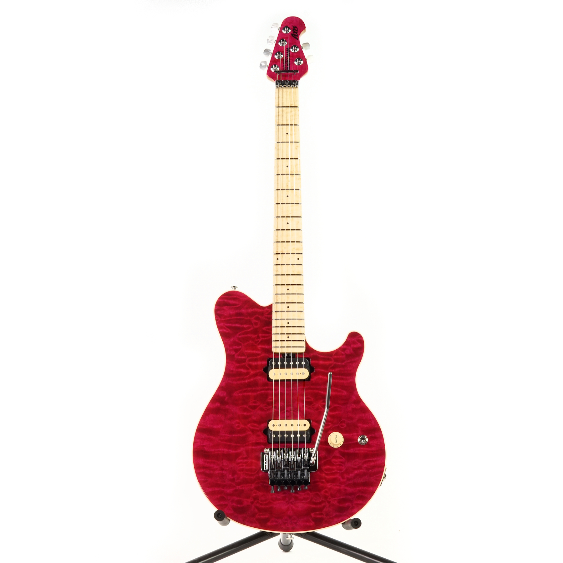 ギター MUSIC MAN AXIS 30th Anniversary PINK Ernie Ball Music Man Axis 30th Anniversary - Trans Pink Quilt