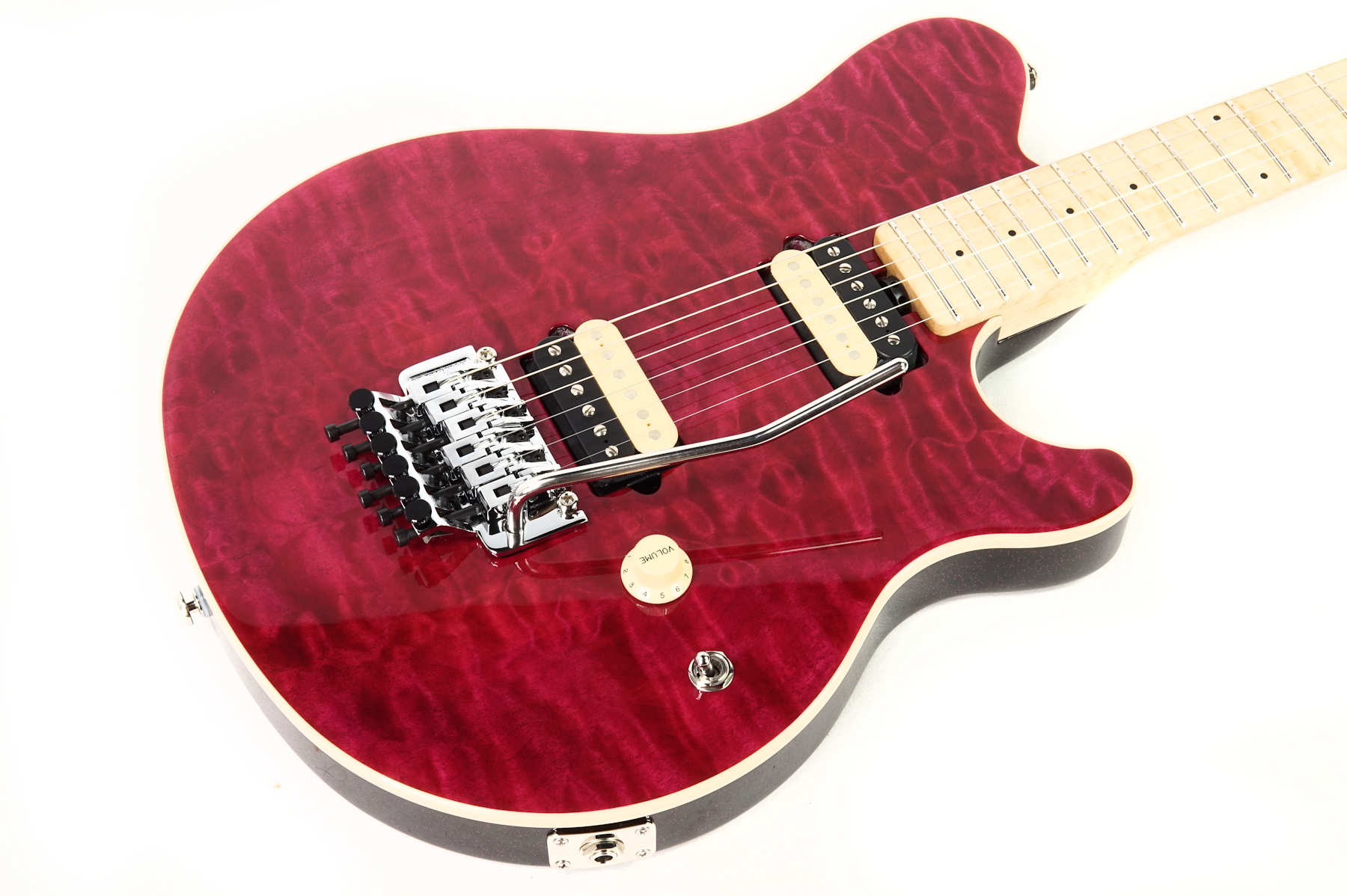 Ernie Ball Music Man Axis 30th Anniversary - Trans Pink Quilt