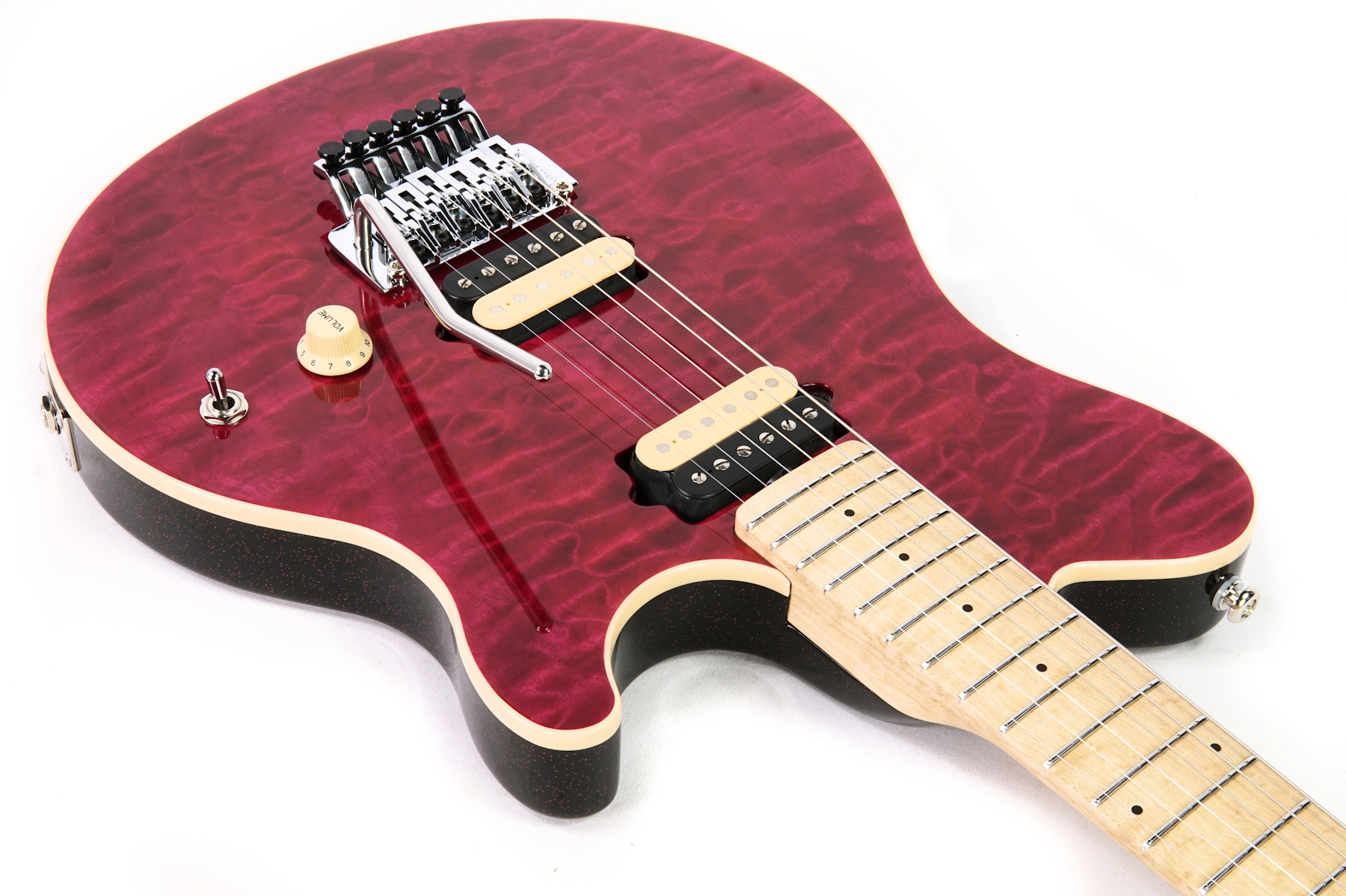 Ernie Ball Music Man Axis 30th Anniversary - Trans Pink Quilt