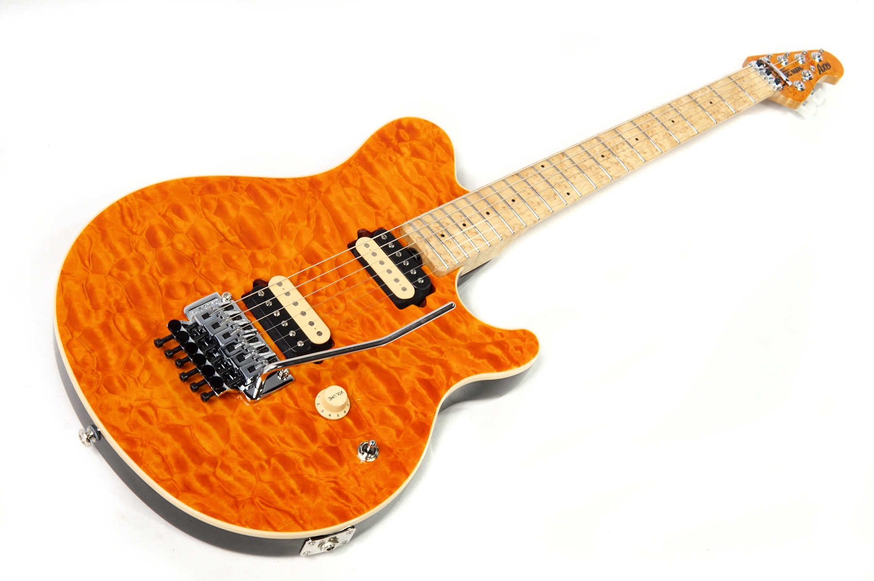 Ernie Ball Music Man Axis 30th Anniversary - Trans Gold Quilt - H09541 - Image 3