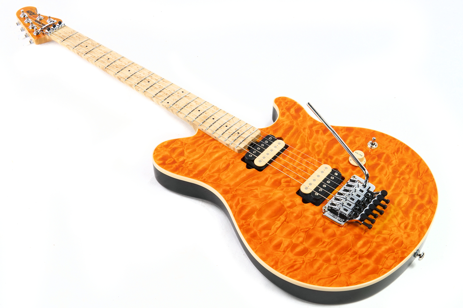 Ernie Ball Music Man Axis 30th Anniversary - Trans Gold Quilt - H09541 - Image 6