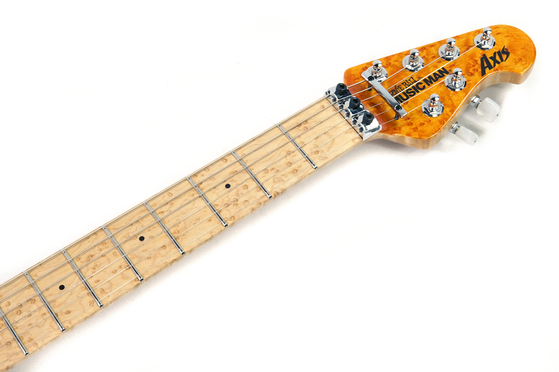 Ernie Ball Music Man Axis 30th Anniversary - Trans Gold Quilt - H09541 - Image 8