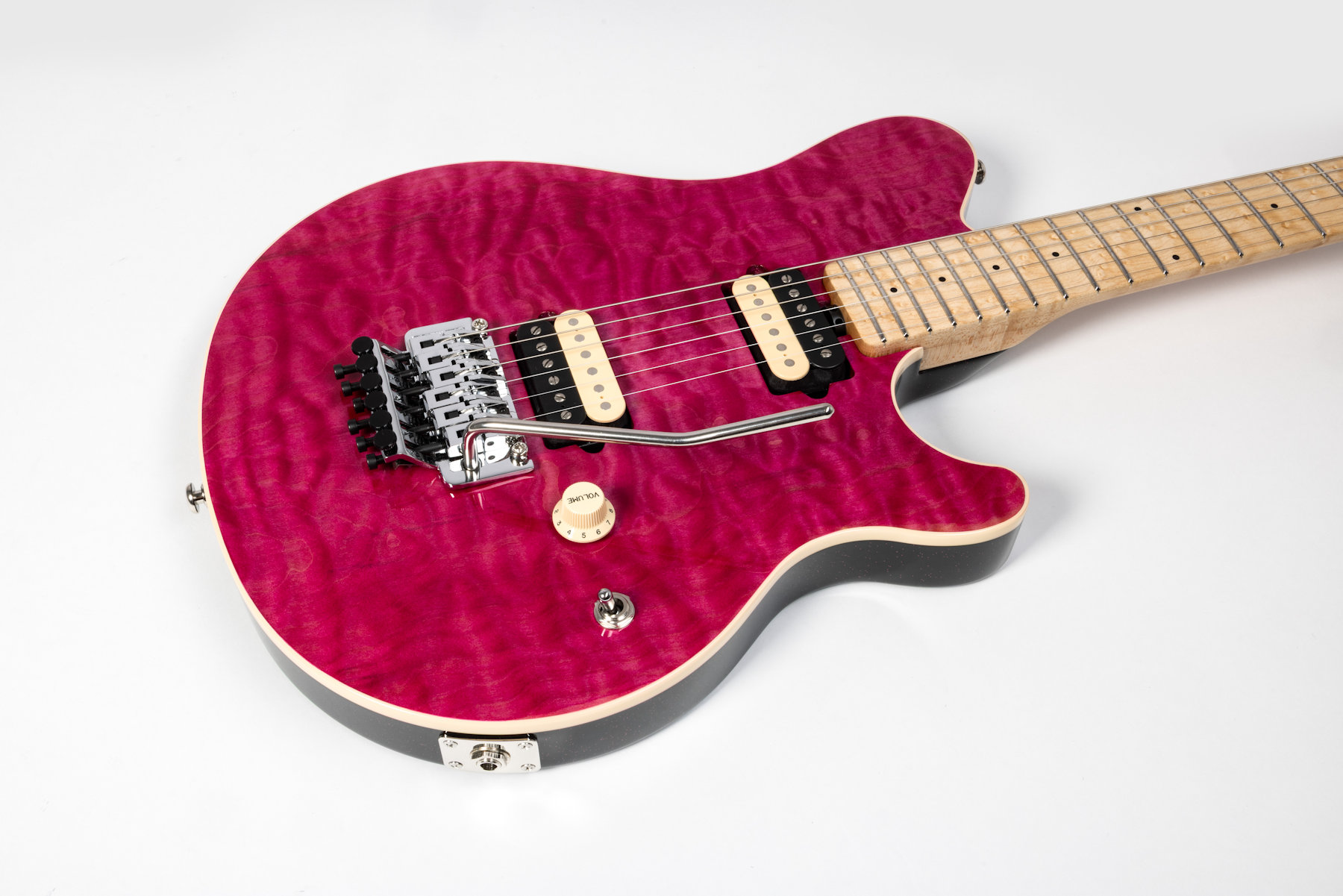 Ernie Ball Music Man Axis 30th Anniversary - Trans Pink Quilt - Preorder for May 2026 - Image 2