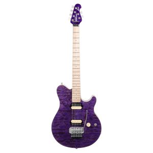 Ernie Ball Music Man Axis 30th Anniversary - Trans Purple Quilt - Preorder for May 2026