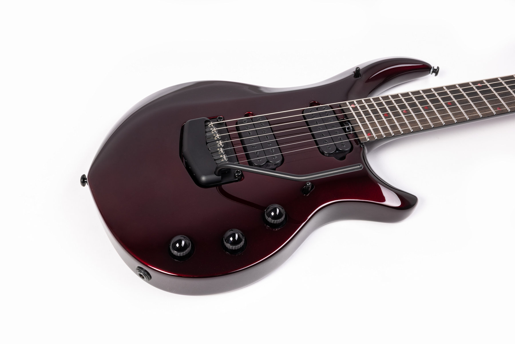 Ernie Ball Music Man John Petrucci Majesty Premium Select 7 - Carnelian Red - Special Order - Image 2