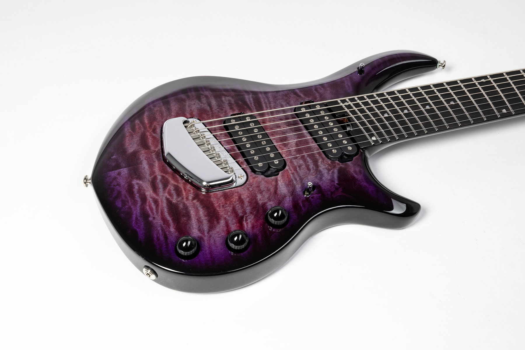 Ernie Ball Music Man John Petrucci Majesty Premium Select 8 - Purple Nebula II - Special Order - Image 2