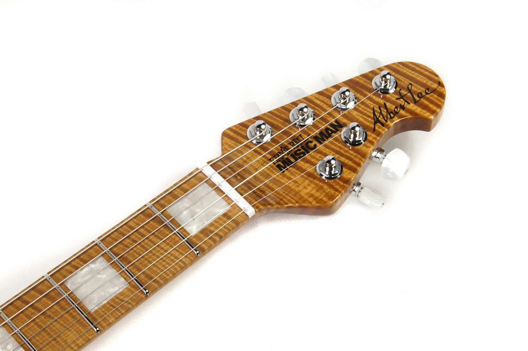 Ernie Ball Music Man Albert Lee HH BFR - Malibu Burst - #6/75 - D01269 - Image 7