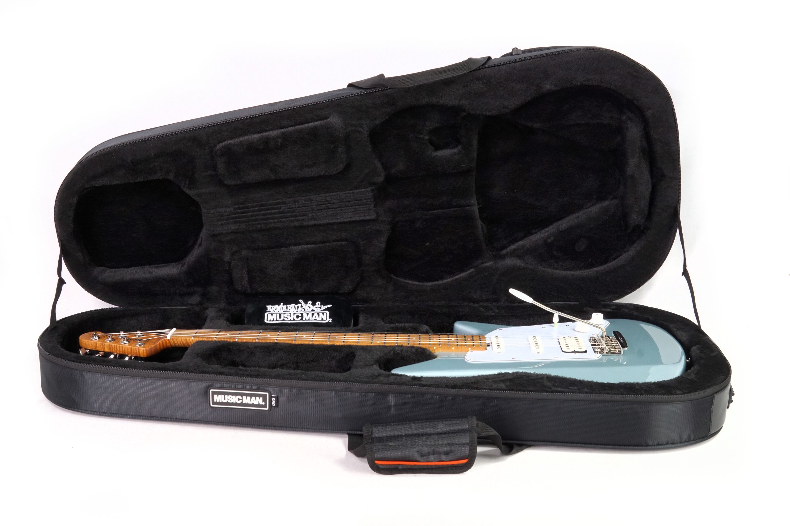 Ernie Ball Music Man Albert Lee HSS - Firemist Silver - H11136 - Image 11