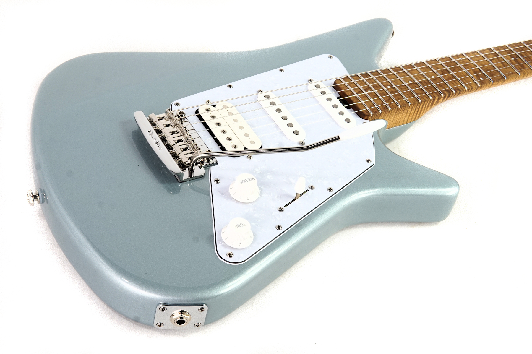 Ernie Ball Music Man Albert Lee HSS - Firemist Silver - H11136 - Image 2