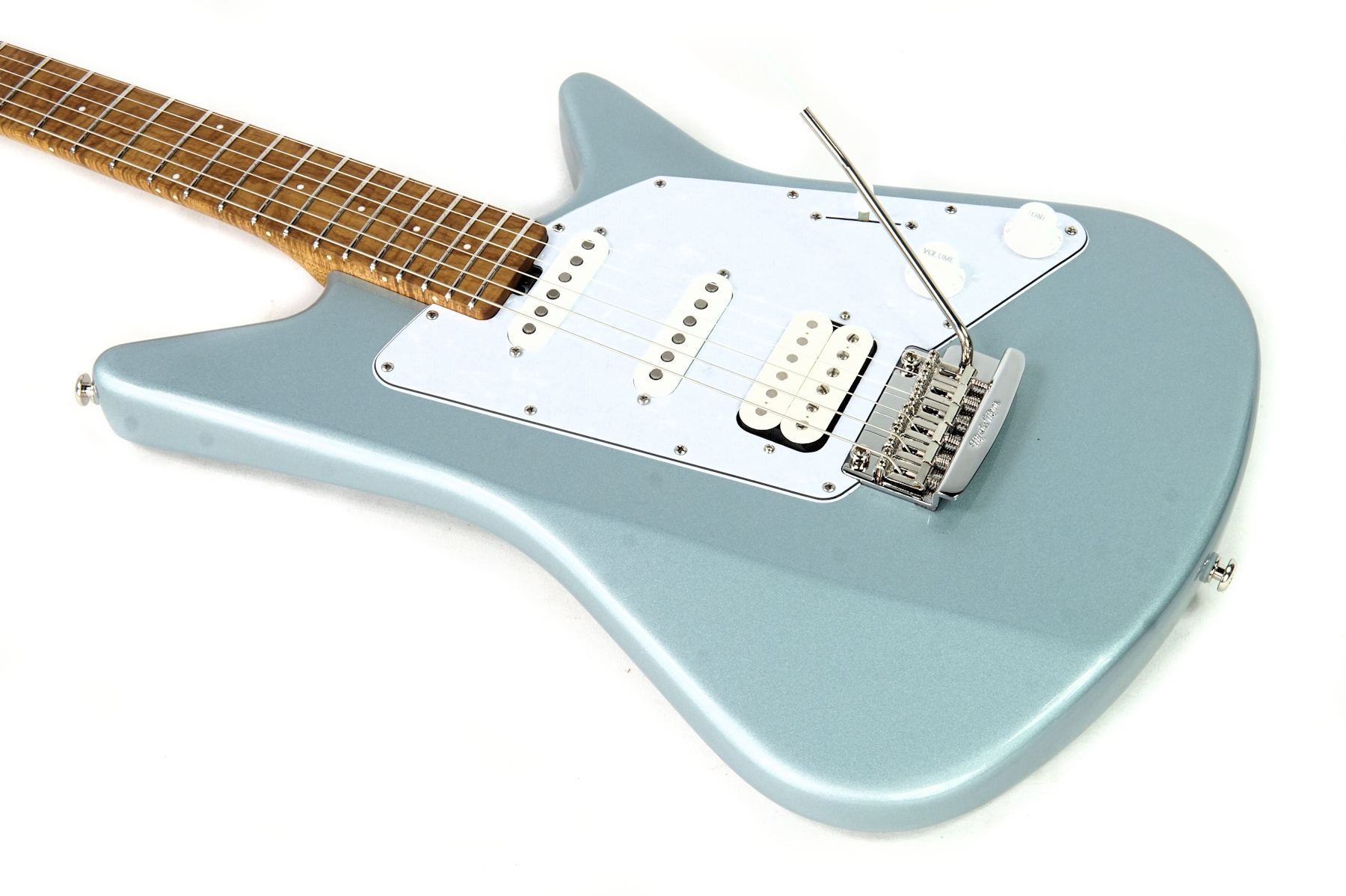 Ernie Ball Music Man Albert Lee HSS - Firemist Silver - H11136 - Image 5