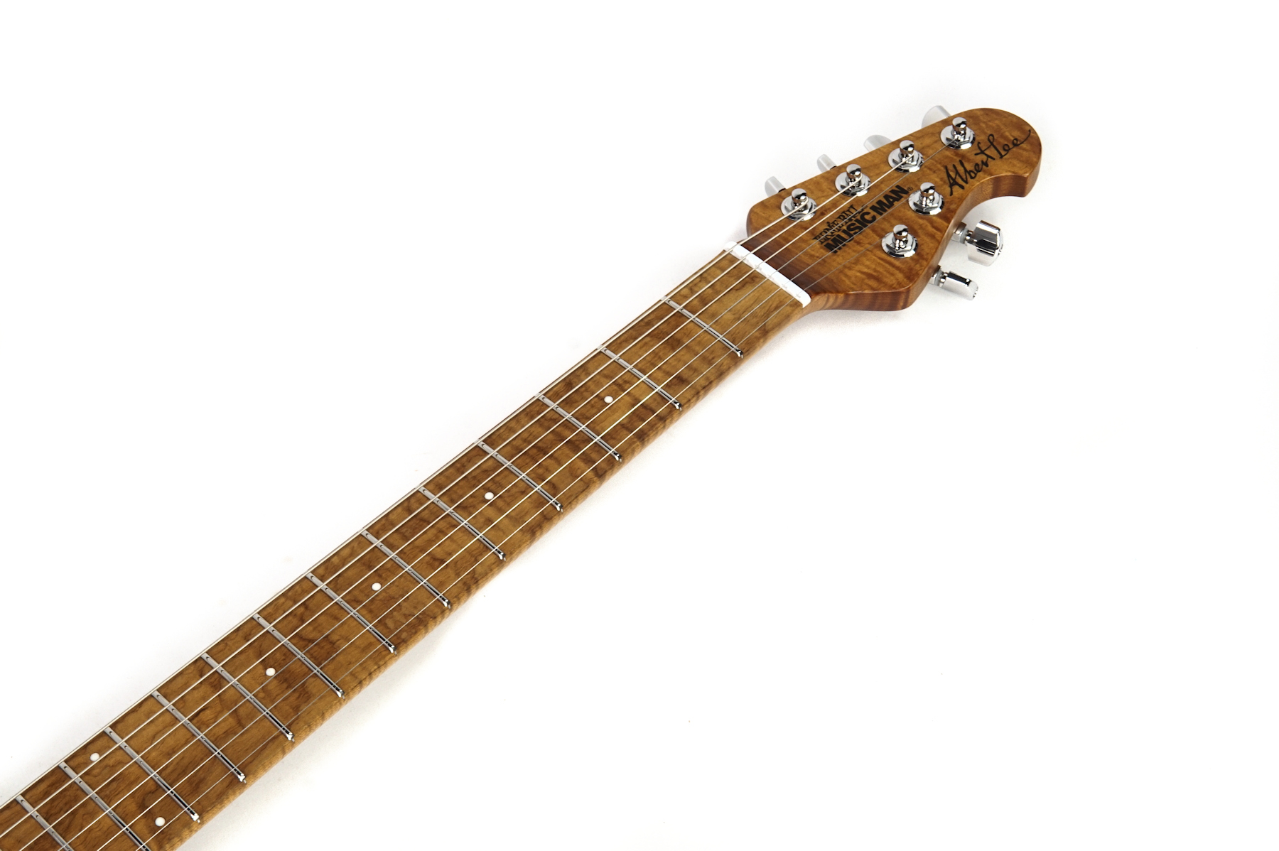 Ernie Ball Music Man Albert Lee HSS - Firemist Silver - H11136 - Image 6