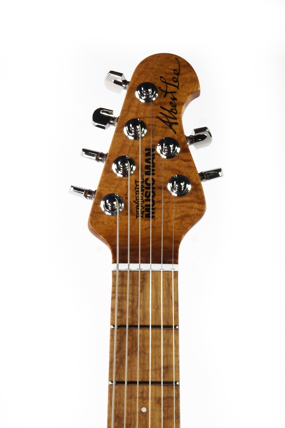 Ernie Ball Music Man Albert Lee HSS - Firemist Silver - H11136 - Image 7