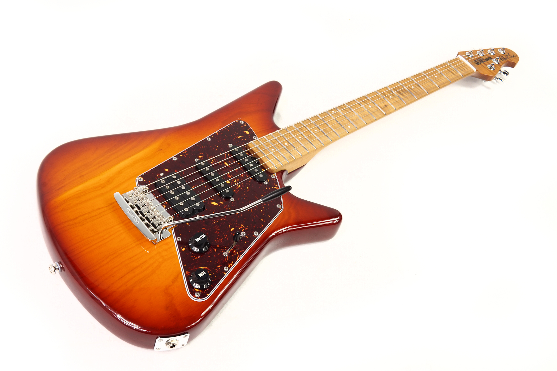 Ernie Ball Music Man Albert Lee HSS - Honey Burst - H09482 - Image 3