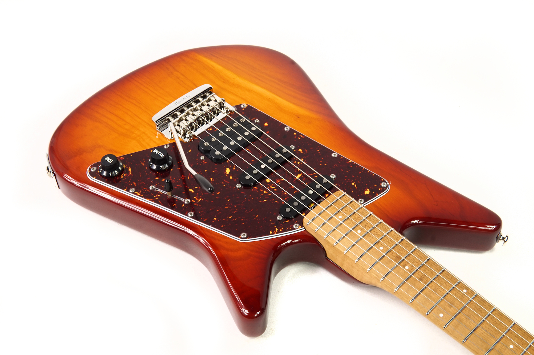Ernie Ball Music Man Albert Lee HSS - Honey Burst - H09482 - Image 4