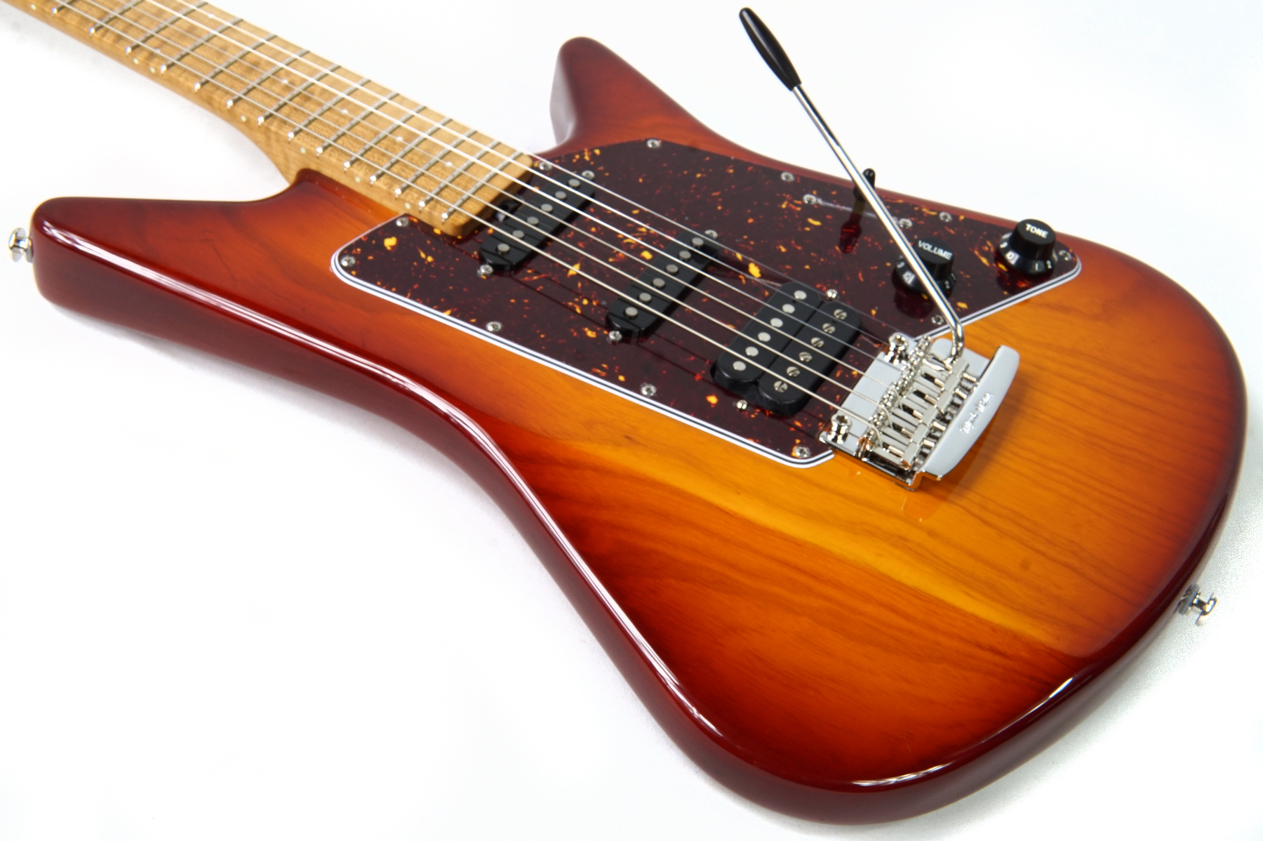 Ernie Ball Music Man Albert Lee HSS - Honey Burst - H09482 - Image 5