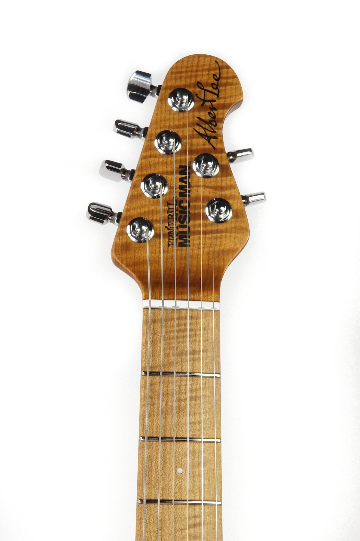 Ernie Ball Music Man Albert Lee HSS - Honey Burst - H09482 - Image 7